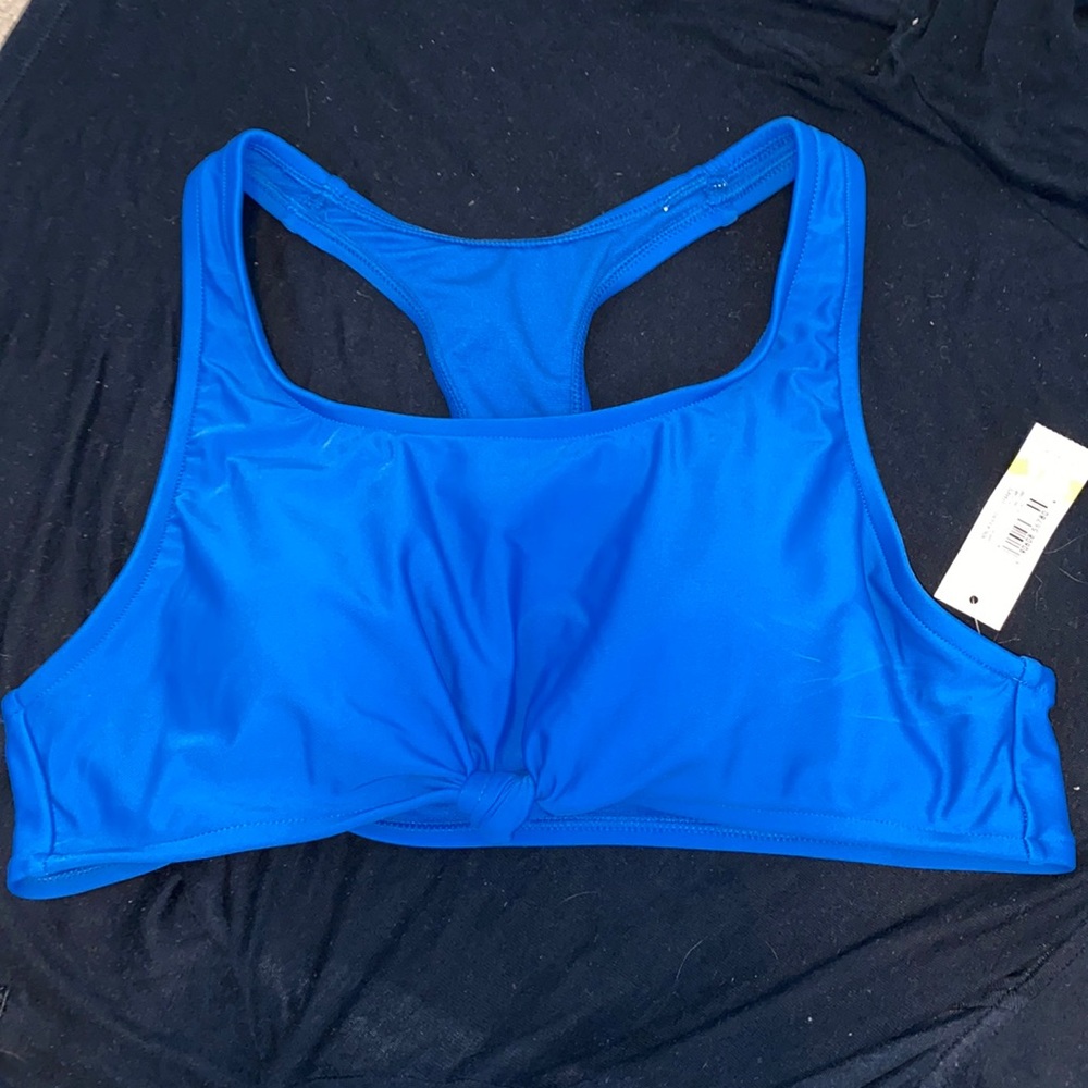 RACER BACK KNOT FRONT BIKINI TOP